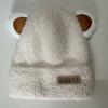 Sombrero infantil otoño e invierno para niños y niñas, sombrero tejido cálido y moderno con orejas de oso lindas para bebé, felpa, versión coreana al por mayor