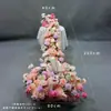 Arreglos florales para fiestas de cumpleaños, flores de mesa tipo cascada, guirnaldas de flores colgantes, exhibiciones decorativas para ventanas, arreglos florales colgantes, flores para decoración de bodas y compromisos