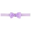 Diadema Infantil de Color Sólido con Lazo de Venta Caliente Transfronteriza Diadema para Bebé de Color Caramelo Accesorio para el Cabello de Cinta Acanalada Nudo Plano 644