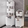 Cesta Portátil para Ropa Sucia para Almacenamiento de Ropa Sucia Cubo Cesta de Lavandería Hogar Colgante de Pared Plegable Baño Baño