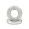 80 accesorios de hebilla de cortina de patrón recto, anillo romano engrosado con ojal para cortina, anillo para barra romana, anillo colgador silencioso