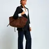 Bolsa Tote de Mão Transversal Grande Capacidade Nova Outono 2026 Estilo Coreano Moda Formato de Borboleta Simples Chique Bolsa Feminina