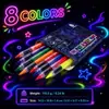 Pluma de tatuaje de pintura corporal que brilla en la oscuridad más vendida de Temu, para fiestas navideñas, ambiente de bar y marcador de maquillaje facial