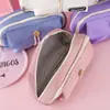 Bolsa para Lápices Japonesa de Gran Capacidad Estuche de Lápices de Alto Valor Caja de Papelería Bolsa de Papelería Multifuncional para Estudiantes Fabricante Venta al por Mayor
