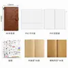 Cuaderno de Negocios con Papel Kraft Engrosado, Múltiples Especificaciones, Bolsa con Cremallera de PVC, Portatarjetas, Cuaderno Vintage al por Mayor
