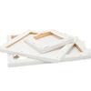 Tablero de dibujo transfronterizo arte pintura gouache cruda habitación diy pintura acrílica al óleo marco tela blanca lino grano fino tablero para pintura al óleo marco de madera maciza
