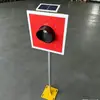 Indicador de Parada de Veículo Mineral Alimentado por Energia Solar é à prova d'água e à prova de poeira, com instalação flexível, e é uma luz de parada de veículo movida a energia solar para trilhos de mineração