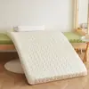 Colchón de Piso de Algodón Burbuja y Fibra de Soja para Dormitorios Estudiantiles, Colchón Compuesto de Cuatro Capas, Suave y Antideslizante, Personalizable
