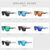 KDEAM nuevas gafas de sol polarizadas de película real unisex gafas de sol para conducir gafas cuadradas para exteriores KD109
