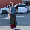 Moda Casual Juvenil Adelgazante Elegante Chaleco de Mezclilla y Pantalones de Pierna Ancha Conjunto de Dos Piezas Tendencia Verano 2026