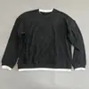 Popular Sudadera Falsa de Dos Piezas para Mujer en Otoño e Invierno Nuevo Estilo Recomendado Holgada Cuello Redondo Cálida Casual Versátil Tops de Manga Larga para Mujer