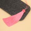 Sombrero de Piña de 14 cm Abanico de Borla Larga Colgante de Abanico Hanfu Colgante de Sombrero Colgante para Coche Cesta de Flores Borla Accesorio