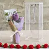Caja de Regalo con Ramo Pequeño de Tulipanes Terminada para Regalo de Estudiantes de Primaria Puesto de Flores Tejidas de Tulipán Flor Artificial al por Mayor