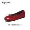 Sapatos Mary Jane Femininos Aogushi Deng 2026 Novo Outono Sapatilhas Slip-on Planas Casuais Sapatos Pequenos de Couro