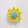 Diadema de Manzanilla para Niños, Pasador de Flor de Peluche Colorido, Accesorios para el Cabello, Palo Retorcido Decorativo, Decoración para Fiesta de Cumpleaños Infantil