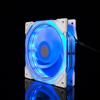 Ventilador de chassi de alta velocidade 12CM, ventilador de resfriamento silencioso de mesa para computador, emissor de luz de dupla face, ventilador de 16 lâmpadas, 2000 rpm