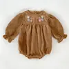 Ropa para Bebé, Ropa Holgada Linda para Niña, Sudaderas con Capucha de Pana Bordada para Primavera y Otoño de Manga Larga, Ropa Triángulo para Gatear
