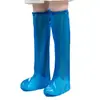 Cubrezapatos de Hierba de Nuevo Estilo al por Mayor, Impermeables y a Prueba de Barro, para Senderismo y Montañismo, Cubrezapatos de Lluvia Desechables, Cubrepiés Antideslizantes de Tubo Alto Engrosados