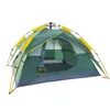 Barraca ao ar livre 3-4 pessoas portátil de abertura rápida equipamento de camping ao ar livre piquenique automática espessa barraca à prova de sol