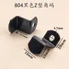 Amazon Transfronterizo Negro Tipo Z Alto y Bajo Voltaje Lámina Pintura Decorativa Panel Trasero Fijación Código de Ángulo Trapezoidal Conector de Fijación para Muebles