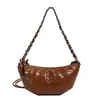 Bolso Texturizado para Mujer, Nuevo Estilo de Verano, Bolso de Hombro de Moda, Elegante Bolso Tipo Dumpling, Moderno y Casual, Sencillo y Versátil