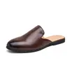 Nuevas zapatillas cerradas de estilo británico para hombre de importación, zapatos versátiles sin cordones y sin tacón, zapatos casuales para hombre, zapatos para hombre de talla grande
