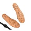 Plantillas de cuero acolchadas de cuero para hombre y mujer que absorben la humedad, transpirables, desodorantes, plantillas de cuero para todas las estaciones, plantillas deportivas, venta al por mayor de fábrica