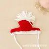 Amazon Hoods para Mascotas Gato Perro Sombreros Tejidos de Lana Hechos a Mano Accesorios para la Cabeza Lindos Venta al por Mayor Transfronterizo