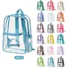 Mochila Transparente Impermeable Transfronteriza de PVC Amazon, Bolsa de Almacenamiento de Gran Capacidad, Mochila Escolar Deportiva para Estudiantes