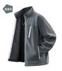 Comércio Exterior Transfronteiriço Lazer ao Ar Livre Esportes Moletom Cardigan com Gola Alta 2025 Jaqueta de Lã com Zíper Masculina Outono e Inverno