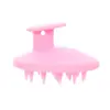 Escova de Shampoo Silicone Tudo-em-Um Transfronteiriça Amazon Profissional Cabeça de Limpeza do Couro Cabeludo Pente Massageador Uso Duplo Seco e Úmido Escova de Shampoo