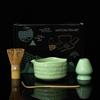 Conjunto de Chá Matcha Japonês com Tigela de Chá Crisântemo Rosa, Batedor de Chá e Embalagem Completa