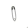 Etiqueta colgante de pin de inspección plateado de 19 mm pin pequeño pasador de seguridad de bronce protección ambiental Color Pin Negro
