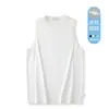 Chaleco Deportivo para Hombre Verano Nuevo Seda de Hielo Secado Rápido Holgado Combinable Chaleco Fitness Baloncesto Sin Mangas Camiseta para Hombre