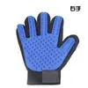 Guantes de limpieza de pelo para mascotas de gato directo de fábrica guantes de masaje de belleza para mascotas cepillo de masaje de baño para perros de silicona