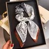 Pañuelo de Seda Floral Vintage para Mujer, Pañuelo Cuadrado de Alta Gama, Nuevo Estilo 2026, Combinado con Camisas, Pañuelo para la Cabeza, Cinturón Decorativo y Cubierta para la Cintura