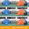 Escorregador, Estrutura de Escalada Infantil com Tema Espacial, Hemisfério de Escalada Externo, Escalada de Colina para Crianças Pequenas, Escorregador Infantil