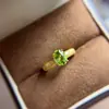Anillo Nuevo de Plata 925 con Granate Natural, Peridoto y Topacio, Anillo Ancho Incrustado, Estilo de Brazo Grueso