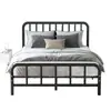 Cama de hierro moderna simple doble de 1,8 m cama de hierro reforzada engrosada 1,5 cama individual cama de marco de hierro simple económica