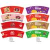 Cuenco de papel de aluminio engrosado desechable, latas de comida rápida, caja de embalaje para llevar, ensaladera, cuenco de sopa redondo con aislamiento, lote fijo
