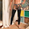 Calzoncillos largos para hombre, pantalones cálidos para hombre, costuras finas estampadas, leggings de moda para hombre, pantalones de casa 018PK