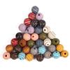 Venta caliente transfronteriza 16 mm cuentas superba raya de color cuentas redondas accesorios para pulsera collar DIY cuentas sueltas perforadas
