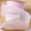 Cinta de hilo transparente de burbujas arrugadas brillantes Flor DIY Regalo Empaque de pastel Accesorios para el cabello de mariposa Sombrero de copa Zapatos Accesorios de flor