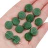 Cuentas de imitación de jade de vidrio, cuentas de flor de ciruelo y calabaza, marca Lucky, moneda de cobre, pendientes de cuentas hechos a mano para bricolaje, pulsera, colgante, cuentas sueltas