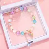 Pulsera de Cuentas de Vidrio Más Vendida Transfronteriza Taobao Fruta Unicornio Dibujos Animados Colgante de Aleación con Goteo de Aceite Regalo para Niños Femenino