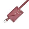 Venta al por mayor Nuevo Estilo Coreano Moderno Bolso Cinturón Pequeño de Pu Imitación Cuero Multicolor para Mujer Primavera y Verano Bolso Cinturón Fino para Teléfono Móvil de Mujer