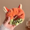 Zootopia Lindo Judy y Nick Mismo Estilo Scrunchie de Felpa con Orejas Lazo para el Cabello de Dibujos Animados para Mujeres Nuevo Otoño