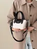 Nuevo bolso mini de patchwork de nailon de alta gama 2026 para mujer, bolso de mano de hombro cruzado moderno y versátil, bolsa de regalo