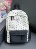 Mochila con Patrón de Estrellas para Niñas Estudiantes de Secundaria Bolsa Escolar Linda Ligera Gran Capacidad Mochila de Campus Nuevo Estilo 2025