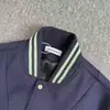 Uniforme de Béisbol Bloque de Color Estilo Hong Kong 2025 Nueva Chaqueta de Primavera y Otoño para Hombres y Mujeres, Chaqueta Deportiva Juvenil Holgada Americana